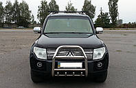 Кенгурятник на Mitsubishi Pajero Wagon IV 2006+ усиленная защита бампера