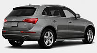 Боковые пороги трубы на на Audi Q5 2008+ d60 Боковые пороги c проступью