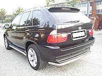 Защита заднего бампера УС одинарный BMW X5 2004-2010
