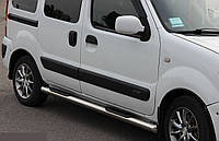 Боковые пороги трубы на Renault Kangoo 1998-2008+ Боковые пороги