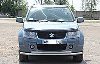 Кенгурятник УС двойной d60/42 на Suzuki Grand Vitara 2005-2012 дуга с нержавейкина Сузуки Гранд Витара