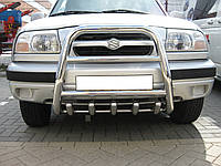 Кенгурятник на Suzuki Grand Vitara 1997-2005 высокий из нержавеющей стали d60