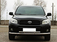 Кенгурятник УС подвійний d60/42 для Toyota RAV4 2005-2012 дуга з нержавійки на Тойота Рав 4