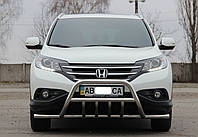 Кенгурятник вусатий d60 для Honda CR-V 2012-2015 Посилений захист на Хонда СР-В