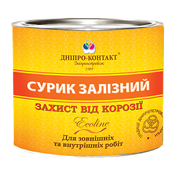 Краска масляная сурик железный МА-15 защита от коррозии ТМ «ДНІПРО-КОНТАКТ» 60 кг