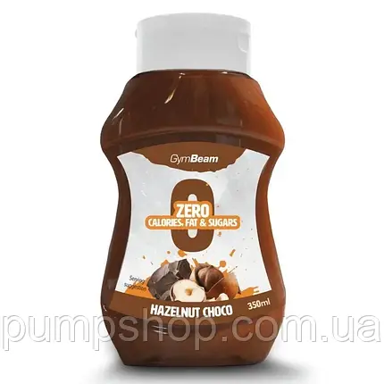 Низькокалорійний сироп GymBeam Zero Calories, Fat & Sugars 350 мл (уценка срок по 2.23), фото 2