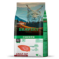 Сухий корм BRAVERY Chicken Adult Cat Sterilized для дорослих стерилізованих кішок із куркою, 7 кг