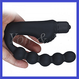 Вібратор анальний для простати 10 режимів, Вібромасажор для простати, інтимні іграшки для чоловіків, фото 2