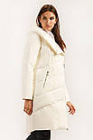 Довга зимова куртка жіноча Finn Flare A19-11010-711 Down Fill біла XL, фото 3