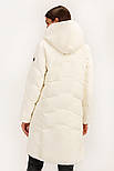 Довга зимова куртка жіноча Finn Flare A19-11010-711 Down Fill біла XL, фото 4
