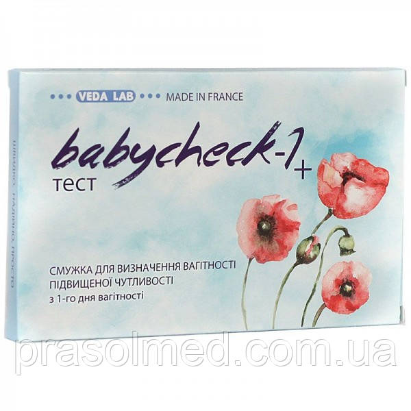 Тест-полоска для определения беременности "Babycheck-1" 1шт. - фото 2 - id-p1411832595