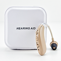 Аккумуляторный цифровой заушный слуховой аппарат Digital Hearing Amplifier A-360 с функцией Bluetooth No Brand