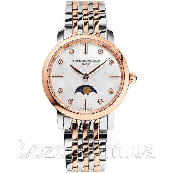 Жіночий годинник Frederique Constant Slimline Ladies Moonphase FC-206MPWD1S2B, фото 1