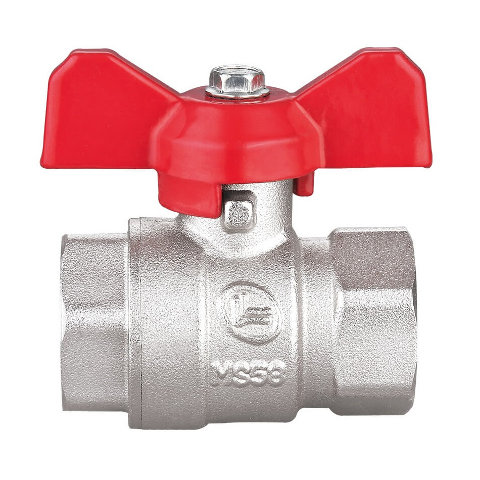 Кран шарової латунний Duble-lin Base з метеликом 3/4" В (78-076)