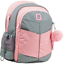 Шкільний рюкзак ортопедичний Kite Education Gray & Pink K22-771S-2