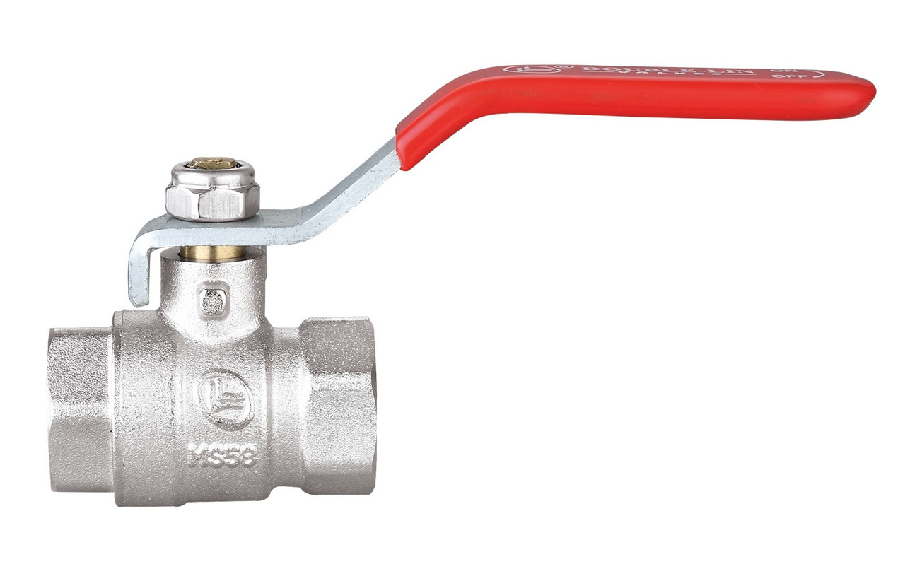 Кран шарової латунний Duble-lin Base з ручкою 1/2" У (78-03)