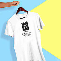 Футболка з принтом "Бензин № 95 – найкращий парфум цього року" Push IT