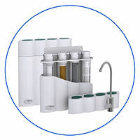 4-ех ступенчатая система фильтрации воды. Картриджи типа TWIST