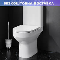 Унитаз-компакт безободковый FlashClean с сиденьем микролифт AM.PM Spirit 2.0 C708600SC