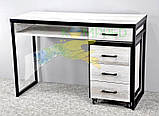 Стіл комп’ ютерного з тумбой 1200х500х800мм OL269, фото 4