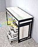 Стіл комп’ ютерного з тумбой 1200х500х800мм OL269, фото 8