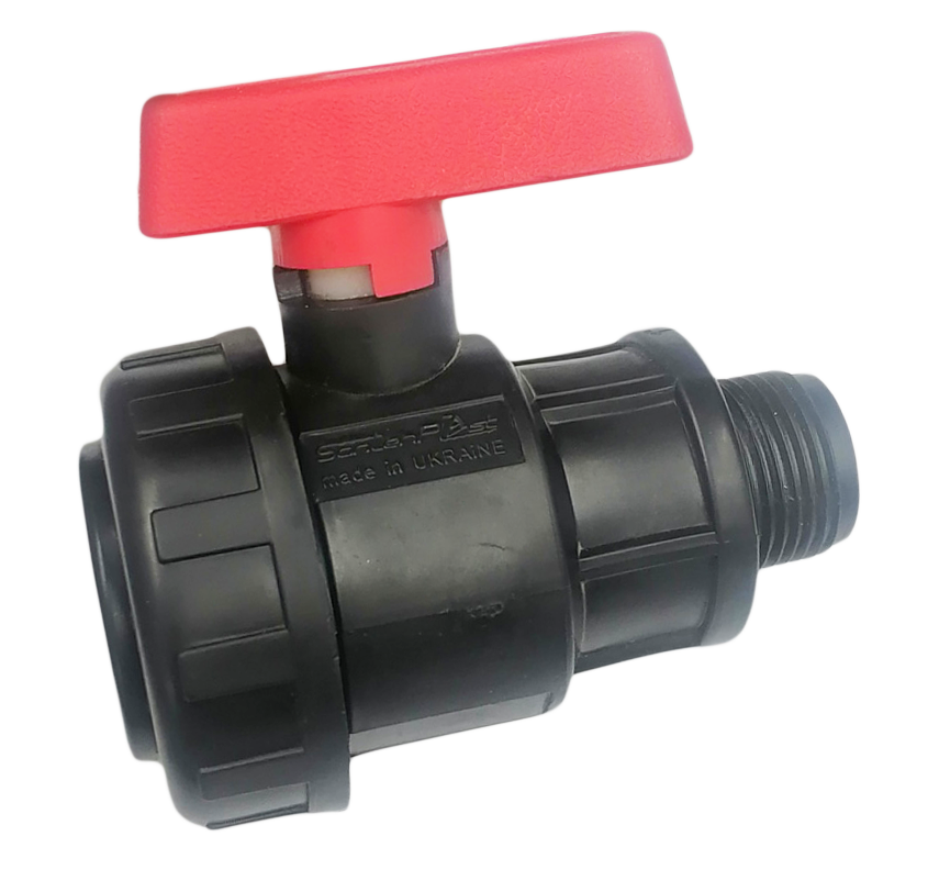 Кран кульовий 1" DN25 D32