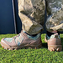 Тактичні літні шкіряні кросівки, фото 2