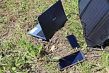Сонячна зарядка GP7-100PM 100Вт для ноутбуку рації рацій, фото 2