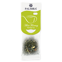 Чай Palmira Мятная фантазия порционная зеленая с мятой 10 пакетов-саше по 2,4 г
