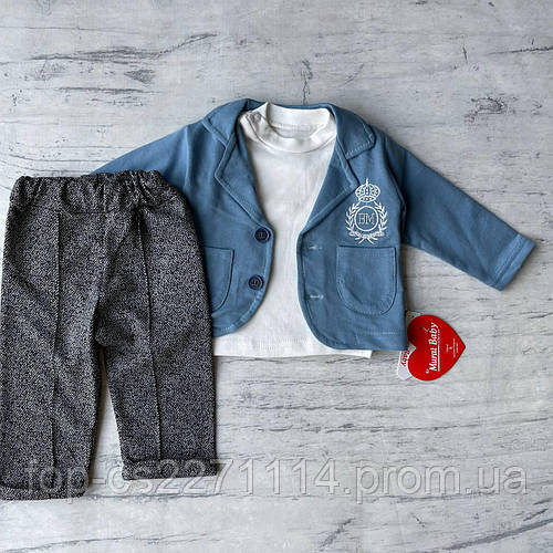 Купить Детский нарядный костюм на мальчика 796. Размер 68 см, 74 см ...