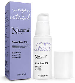 Сироватка для обличчя з 2% бакучіолу Nacomi Next Level Bakuchiol 2%, 30 ml.