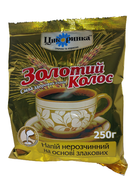 Нерозчинний мелений напій на основі цикорію Золотий Колос "Цикоринка", 250г
