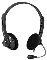 Навушники з мікрофоном Defender Aura 104 Black (63104)
