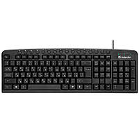 Клавіатура Defender Focus HB-470 UA,чорна, мультимедіа (45471)