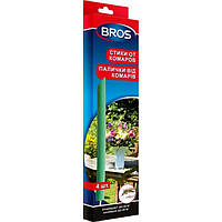 Bros Палички для знищення комарів на вулиці, 4 шт., захищає до 60 м²