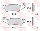 Гальмівні колодки HONDA KAWASAKI SUZUKI YAMAHA APRILIA 94мм, фото 7