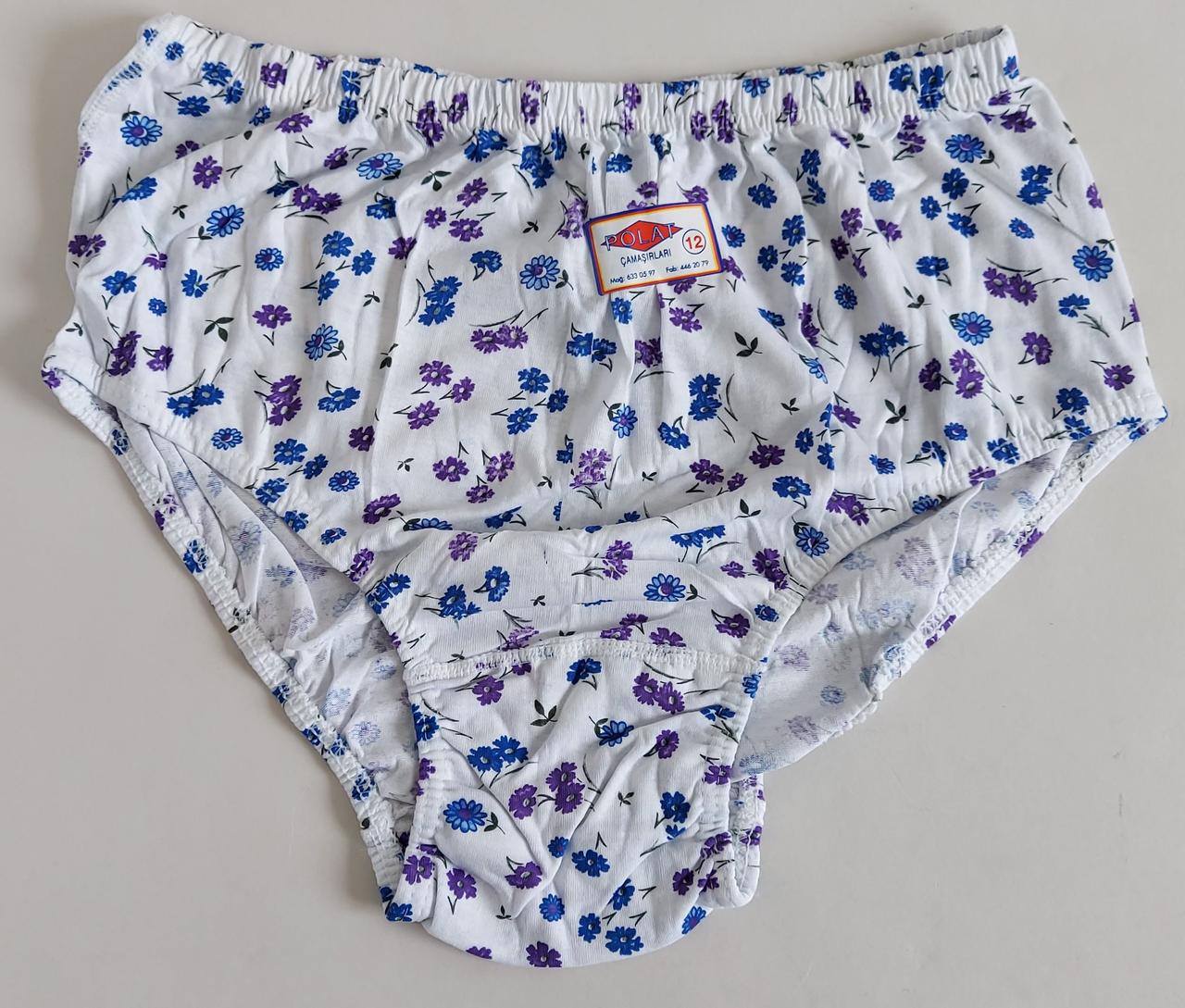 Труси жіночі «Polat» в квітковий принт 56/58 (6 шт), фото 1