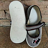 Мокасини WALDI в клітинку спереду собачка, фото 4