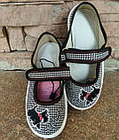 Мокасини WALDI в клітинку спереду собачка, фото 2