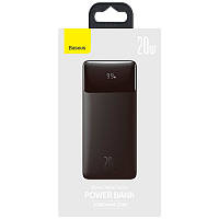 Хороший повербанк с быстрой зарядкой power bank внешний аккумулятор QC 3.0 20W 10000 мАч Baseus оригинал