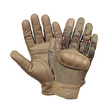 Вогнестійкі тактичні рукавички ROTHCO HARD KNUCKLE мультикам, койот, чорні