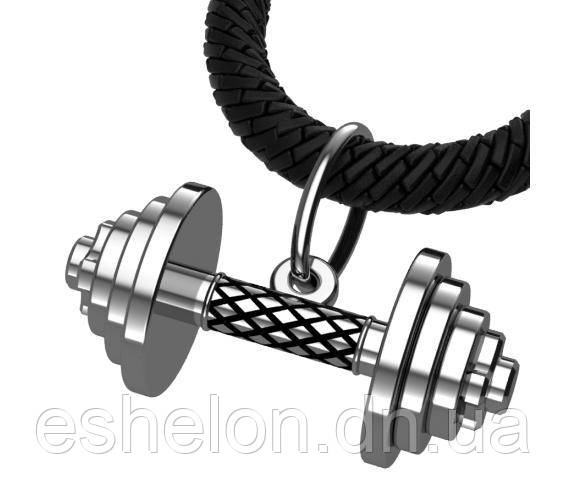 Підвіска Штанга зі срібла, фото 1