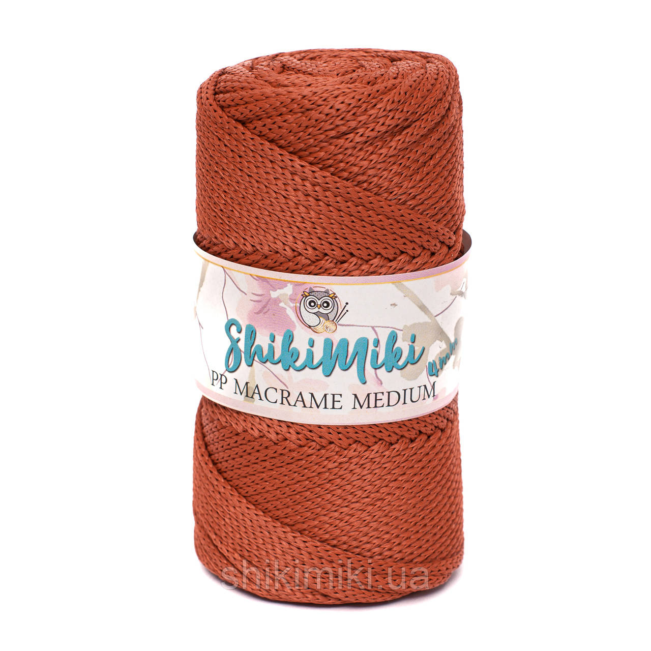 Трикотажний шнур PP Macrame Medium, колір Теракот