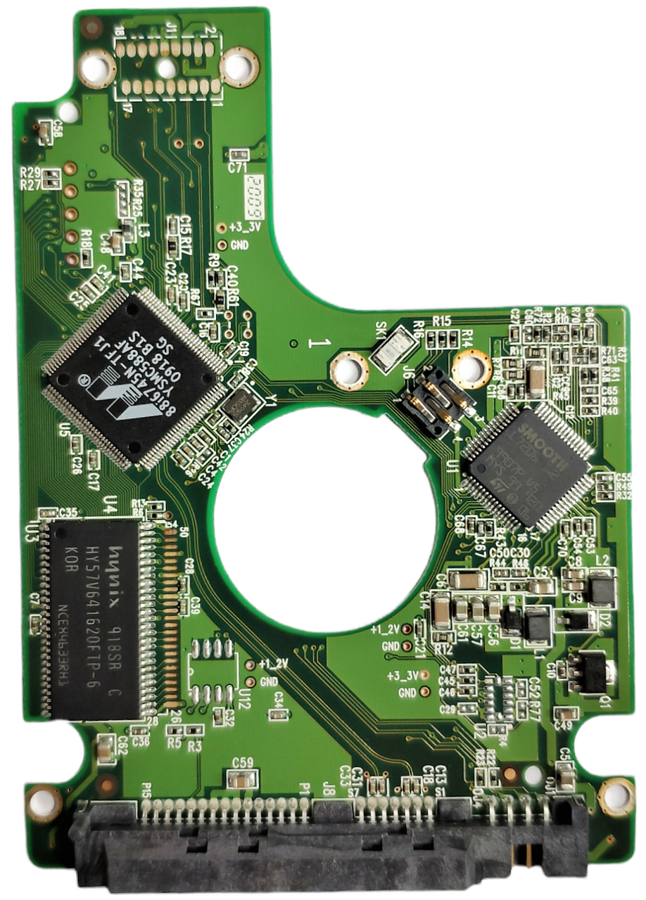 Плата HDD PCB 2060-701499-000 REV A 2061-701499-500 WD WD1200BEVT WD1600BEVT WD2500BEVT WD3200BEVT