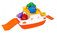 Паром ТехноК 7938 детская игрушка пищалки резиновые для купания детей малышей набор для ванной