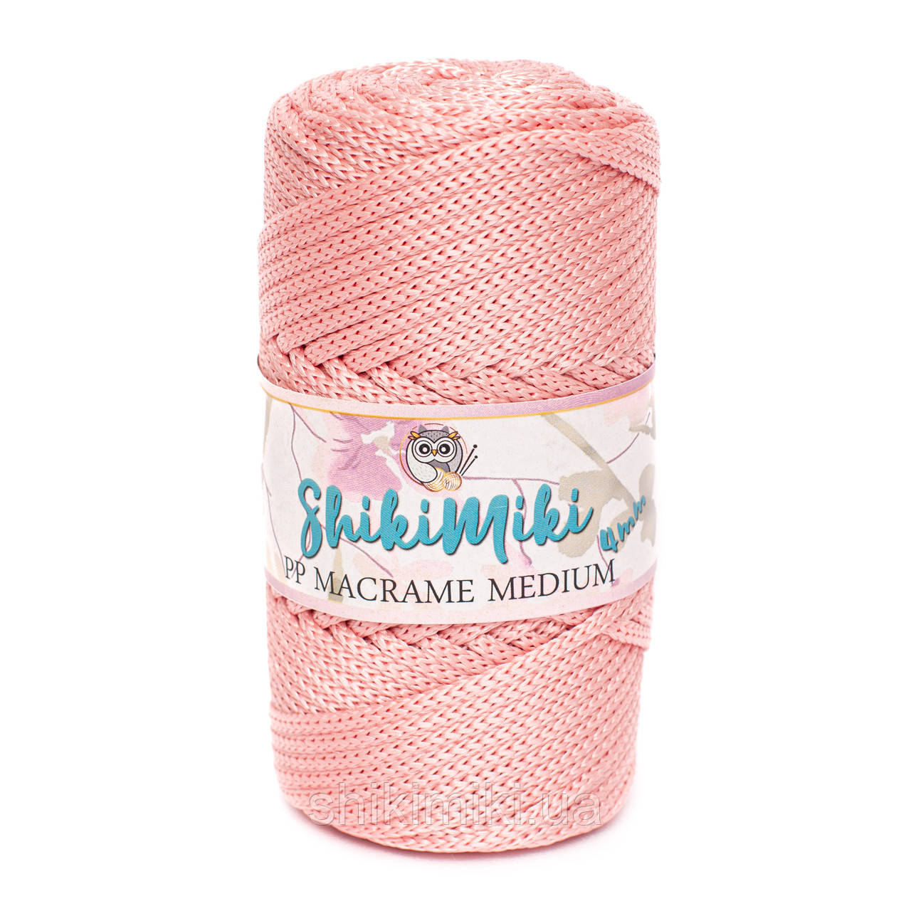 Трикотажний шнур PP Macrame Medium, колір Рожевий корал