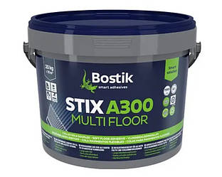 Клей особливо міцний BOSTIK STIX A300 MULTI FLOOR для всіх типів підлогових покриттів 20 кг