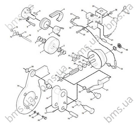 Палець-болт натяжки Brinkmann 260-45, фото 3