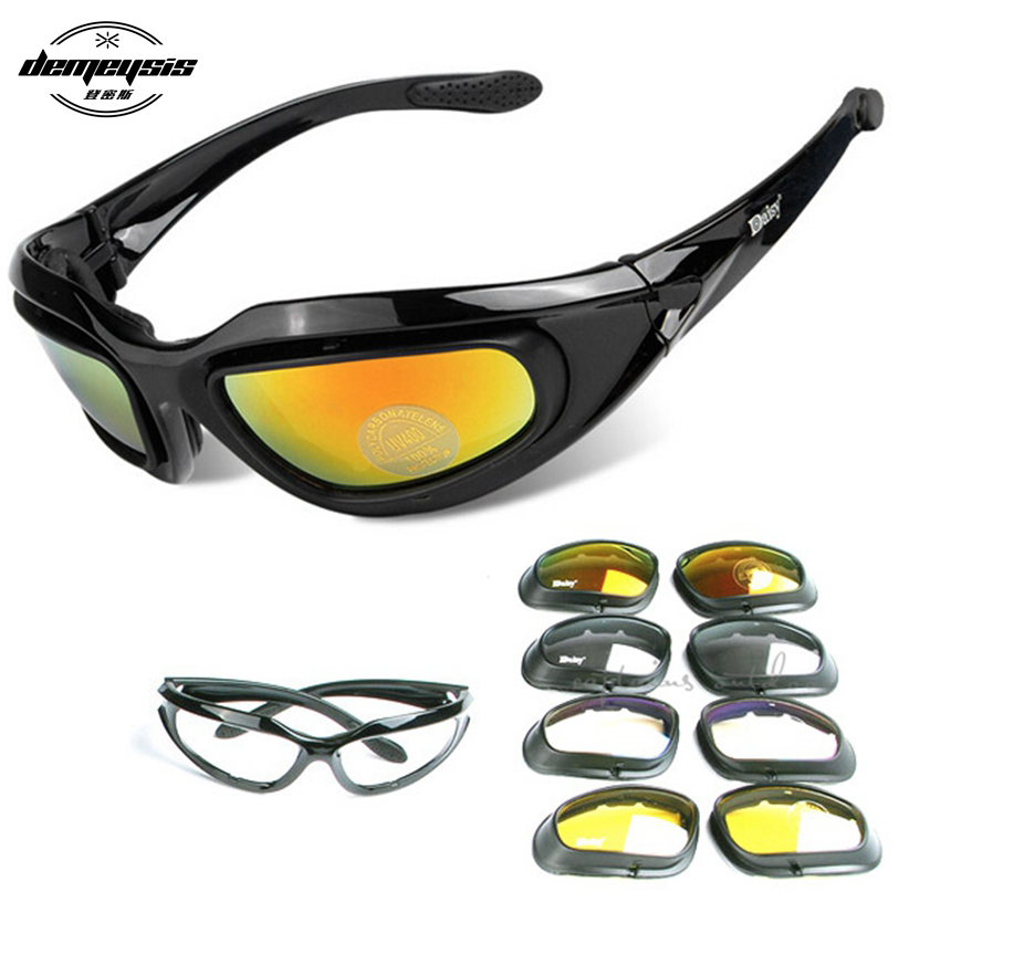 Окуляри тактичні зі змінними лінзами Tactical Polarized Glasses Military армійські поляризаційні, фото 1