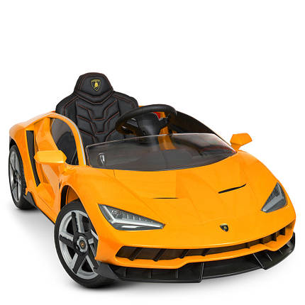 Дитячий електромобіль Lamborghini (2 мотори по 45W, USB) Bambi M 4319EBLR-7 Помаранчевий, фото 1